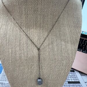 New sterling silver buddha y necklace